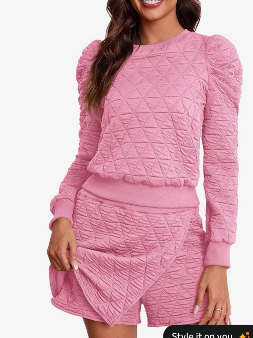 Fisoew Women's 2 Piece Lounge Wear Set